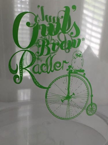 Cubo de hielo acrílico OWL'S BREW Radler Logo 9,25" T x 8,75" D logotipo verde - Imagen 2 de 8