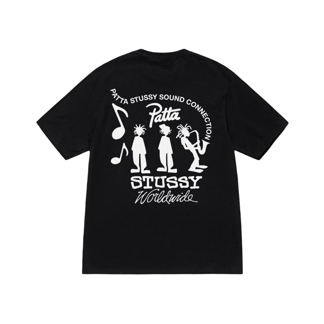 ★ Stussy x Patta Sound Connection T-Shirt ★ 3903843 Stussy x Patta Sound Connection T-Shirt Black /3903843/ 100