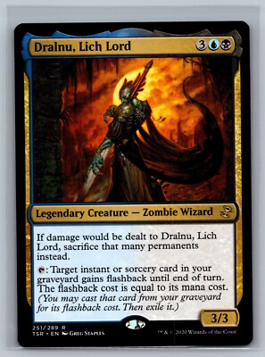 Magic The Gathering Time Spiral Remastered Dralnu, Lich Lord #251/289 MTG TCG