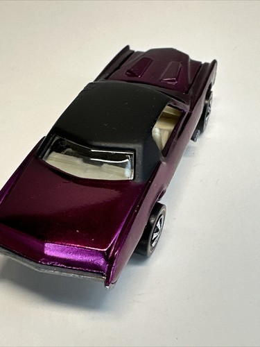 Rare 1968-70 Vintage Hot Wheels Redline Custom Eldorado MAGENTA UNICORN ERROR!!? - Picture 17 of 24