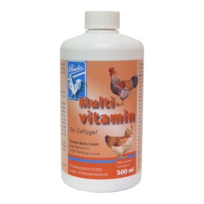 Backs Multivitamin für Rassegeflügel 500ml - Vitamine für Geflügel