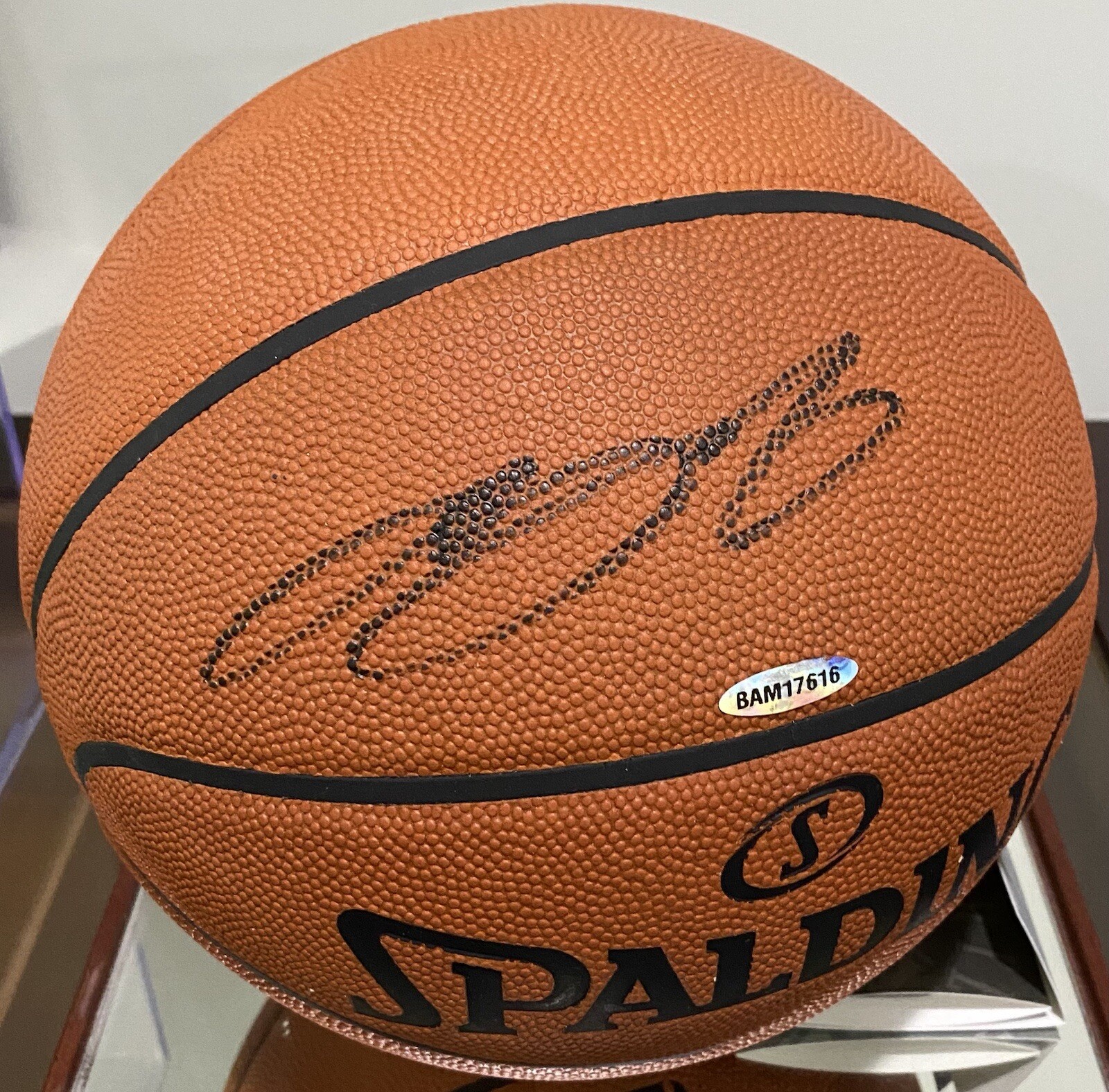 LeBron James Autographed Signed Basketball UDA COA 