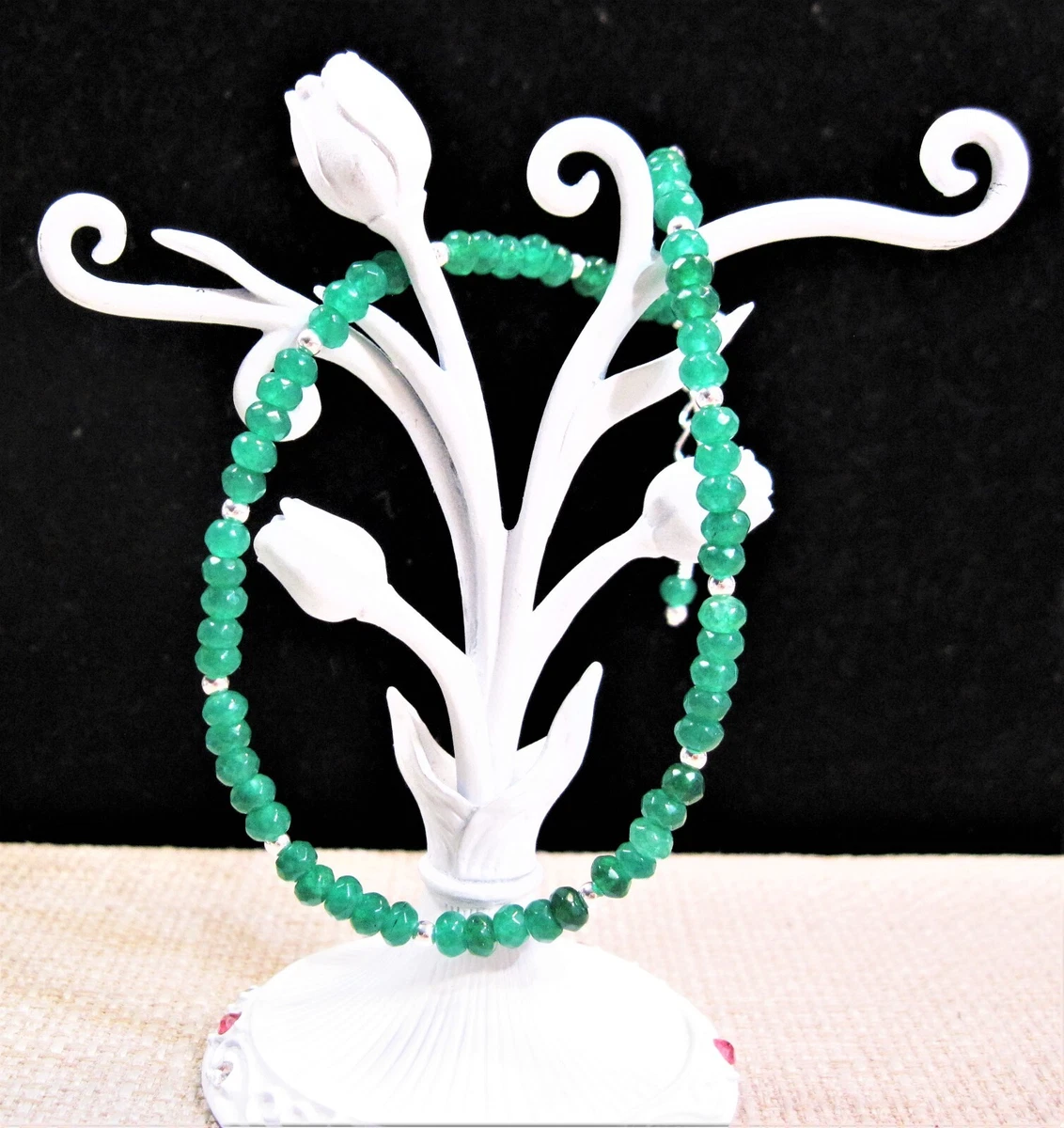 Emerald best sale ankle bracelet
