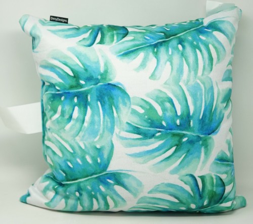 Deny Designs Paradise Palm Leaf 16" x 16" Decorative Throw Pillow - Green - Picture 2 of 3