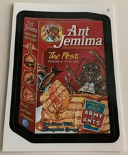 ANT JEMIMA PARODY **2007 TOPPS WACKY PACKAGES** W/CREATURE BARREL COUPON BACK