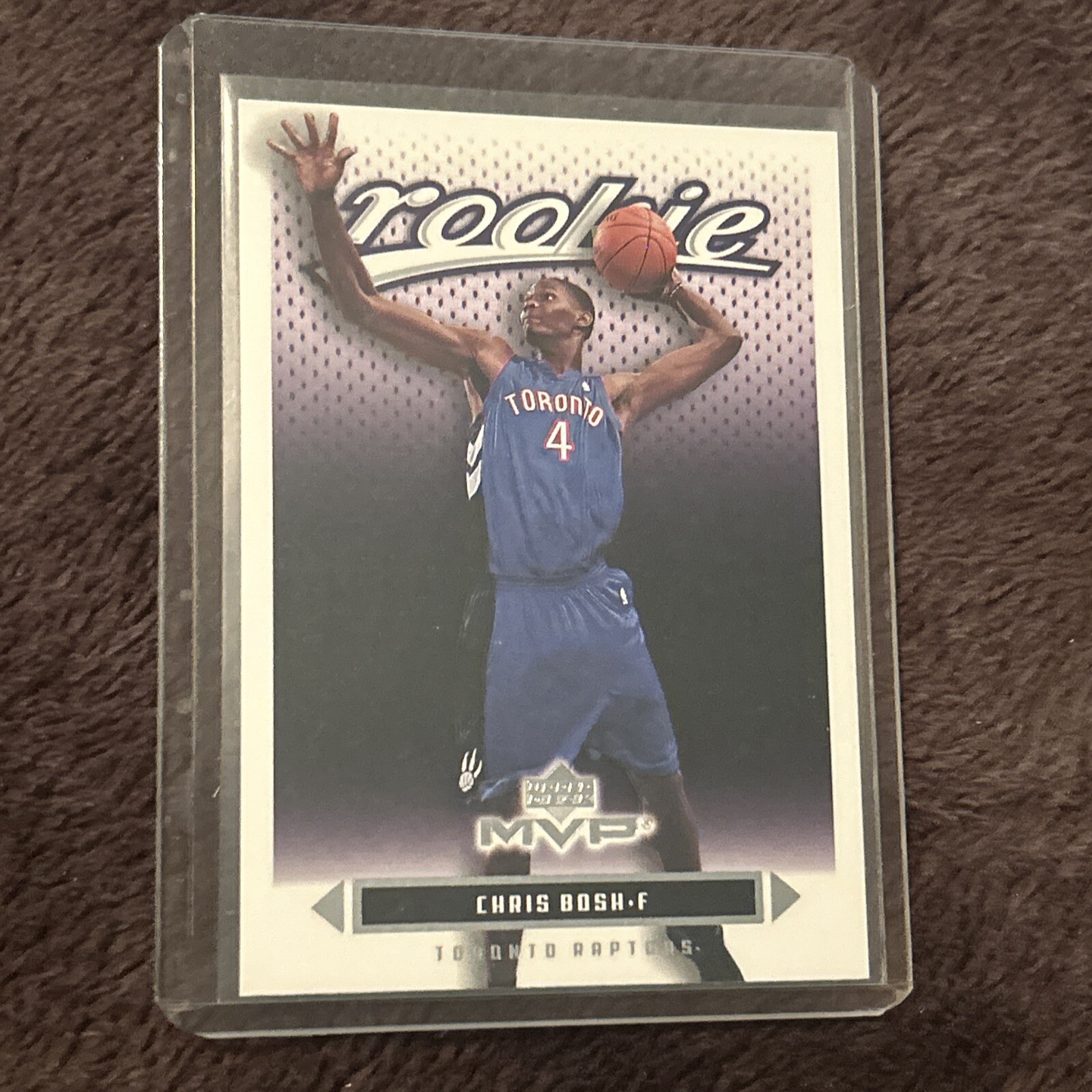 2003-04 Upper Deck MVP Chris Bosh Rookie Card RC #204 Raptors NM Pack Fresh FS