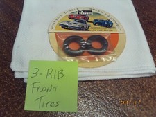 NOS Revell R-3471 1/24 Scale Slot Car Goodyear 3-Rib Front Tires Package of 2