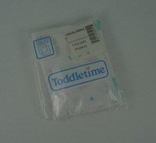 Vintage Toddletime Knit Terry Washcloths Baby Infant White Green Blue Bunny NEW