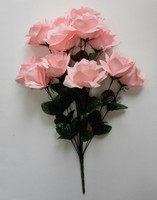 Blush 12-rose 20 Bouquet Silk Flower Home Office Kitchen Patio Wedding Decor Blush 12-rose 20 Bouquet Silk Flower Home Office Kitchen Patio Wedding Decor
