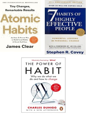 Best Habit Building Bücher Combo Atomic Habits 7 Habits Taschenbuch Bücher