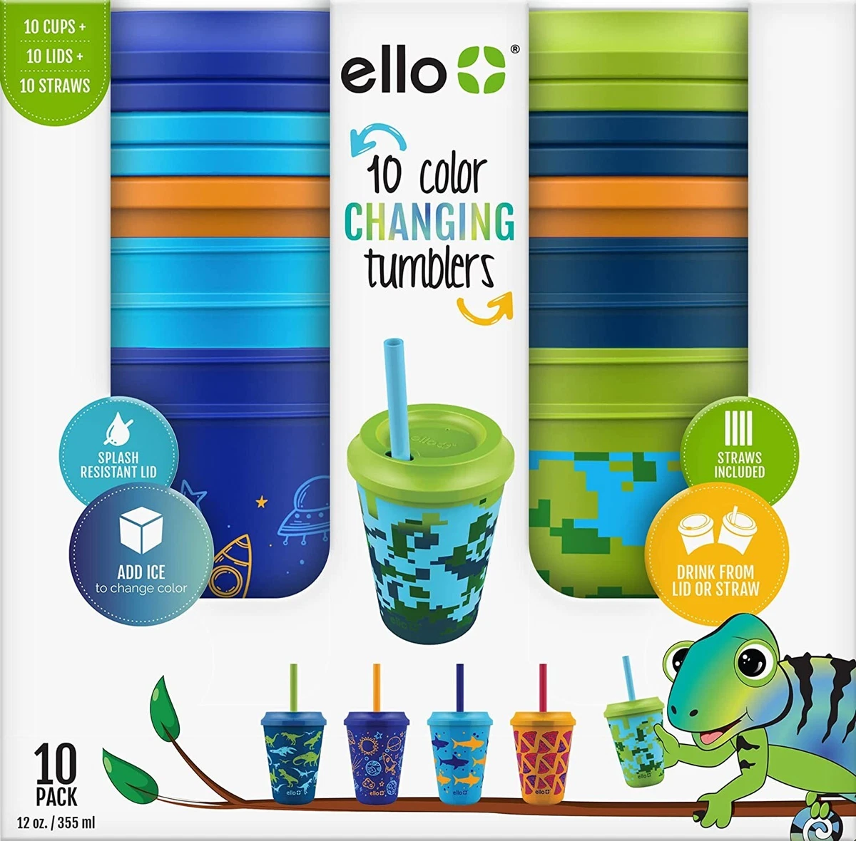 Ello Tumblers with Straws 2-Pack 