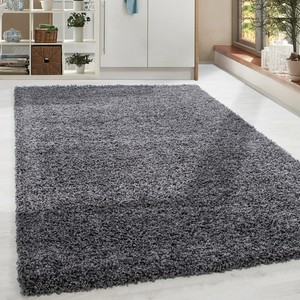 Shaggy Hochflor Langflor Gunstige Grau Teppiche Wohnzimmer Versc