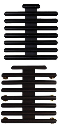 BARRA DE MONTAJE DE ESTANTE DE CINTA DESLIZANTE 4-28 CINTAS NEGRO METAL REGALO MILITAR WOW - Imagen 9 de 52