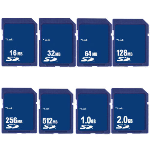 Scheda SD 16 M 32 M 64 MB 128 M 256 M 512 MB 1 GB 2 GB scheda di memoria digitale sandard sicura - Foto 1 di 8