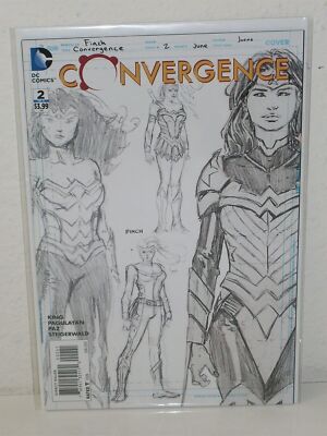 CONVERGENCE #2 - David Finch Design Variant - PAGULAYAN - New 52 DC WONDER WOMAN