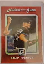 2016 Panini Donruss - Masters of the Game Randy Johnson #MG-8 Red /99