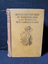 Vintage Alice's Adventures in Wonderland & Through the Looking Glass Lewis Carro