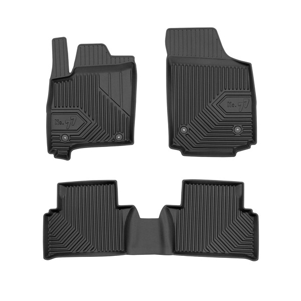 Frogum FußMattensatz Autoteppich Thermoplastischer Elastomer FüR Opel Meriva-image