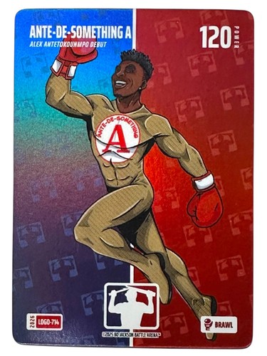 2025 Bo Jackson Battle Arena Ante-De-Something A Logo Battlefoil Brawl 120