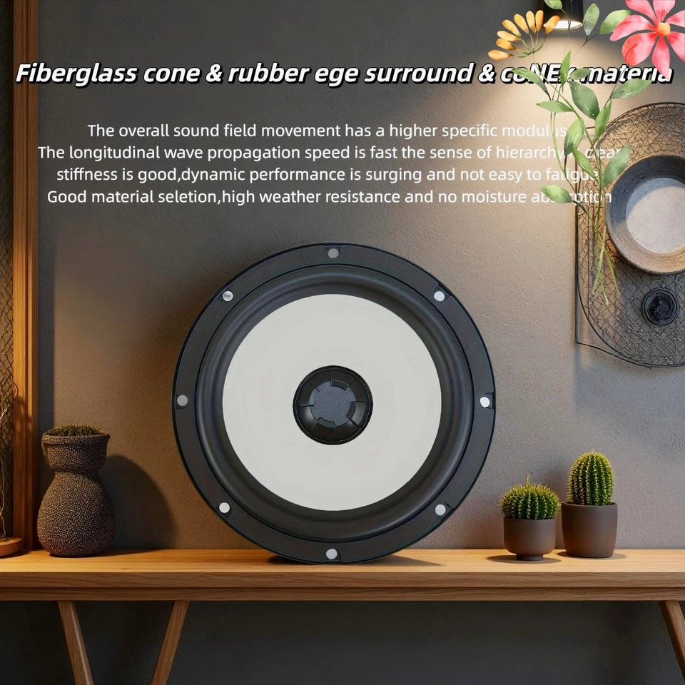 Средний вуфер и твитер 6,5 дюйма 700 Вт - двусторонний фильтр, автомобильная аудиосистема - Изображение 4 из 4