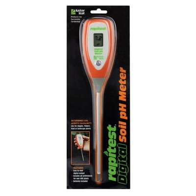 Luster Leaf Rapitest B/O Digital Soil pH Meter, Measure Soil Acidity/Alkalinity