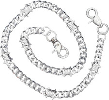 Layered Punk Pants Chain for Men Women, Gothic Hip Hop Jean Chain Wallet Chain B