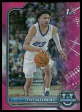 2021-22 Bowman University #14 Trey Alexander Pink