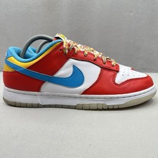 Nike Dunk Low QS Mens Size 9 Lebron James x Fruity Pebbles Shoes Red White 2022