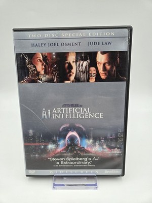 A.I. Artificial Intelligence DVD 2001 Haley Joel Osment Jude Law  