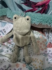 Genuine Jellycat Fergus Frog Bag Charm BNWT