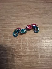 1 Paar Kinder Ohrstecker Chamäleon bunt Neu