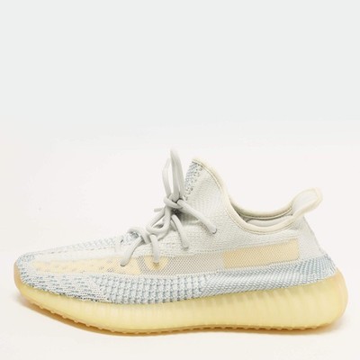 Yeezy x Adidas Boost 350 V2 Cloud NonReflective Size 44 BlueWhite Knit Fabric