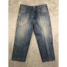 Y2K Marithe Francois Girbaud Jeans 43x28 Tag 44M Baggy Carpenter Distressed