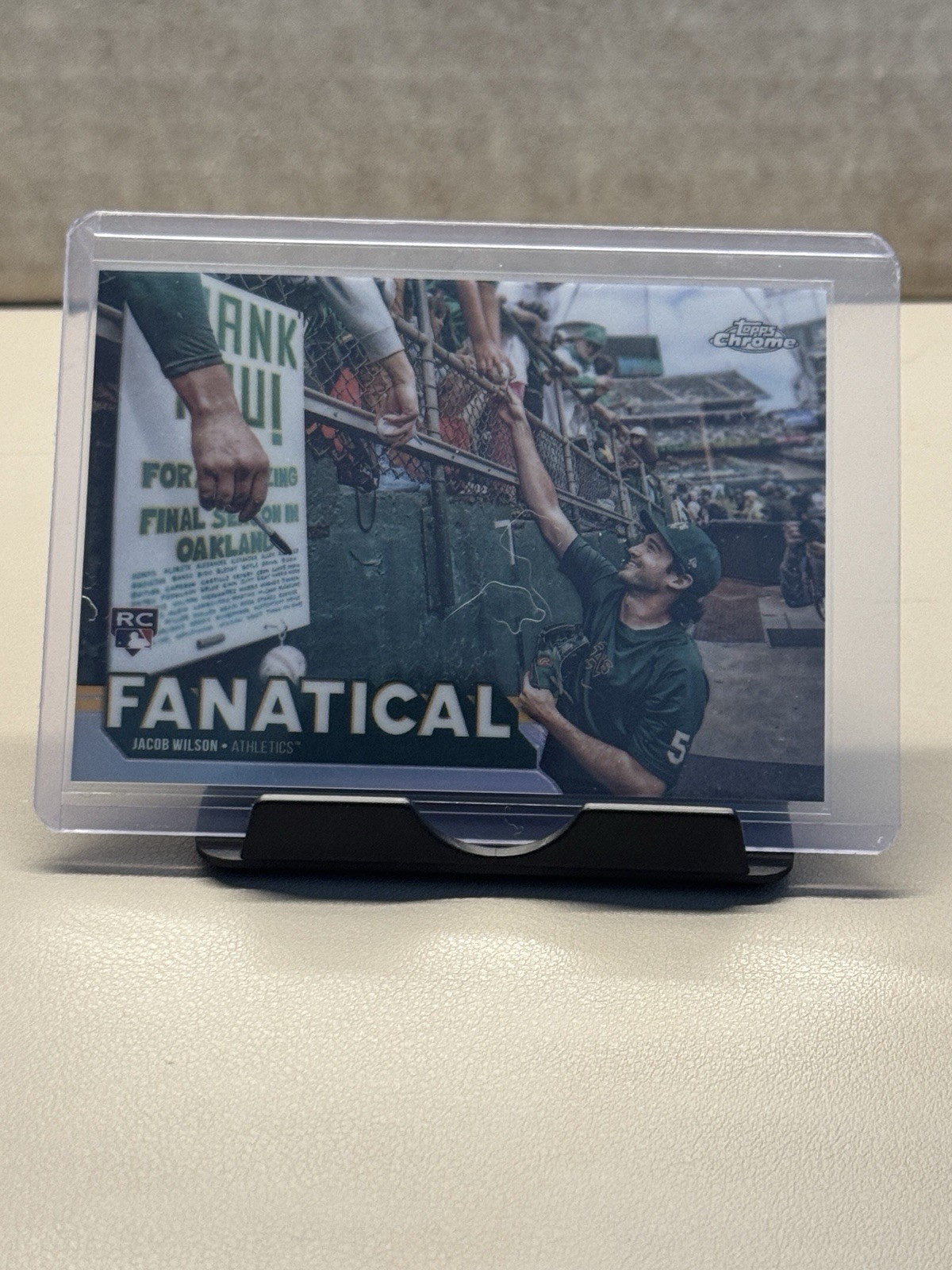 2025 Topps Chrome - Fanatical Jacob Wilson #FAN-23 (RC)