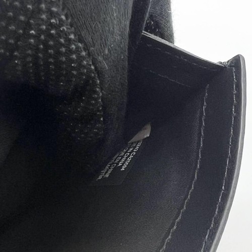 Diesel Men Recent Model Bifold Wallet D Logo Leather Black 11x10cm Almost unused - Picture 18 of 18