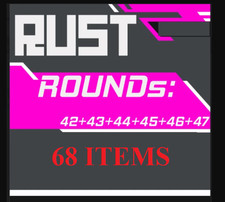 🌏RUST🌟TW DROPS x68 ITEMS✅42-43-44-45-46-47 ROUNDS ✅STEAM ONLY