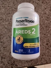 PreserVision AREDS 2 Eye Vitamin & Mineral Supplement 210 Mini Soft Gel 07/2026