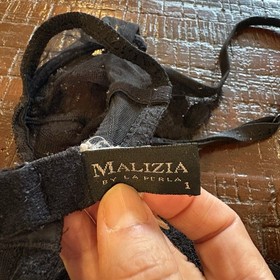 3514 Malizia by La Perla Black Lace Bra 32C