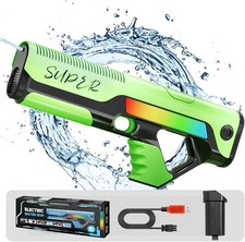 Pistola ad acqua elettrica automatica a batteria Adulti E Ragazzi verde