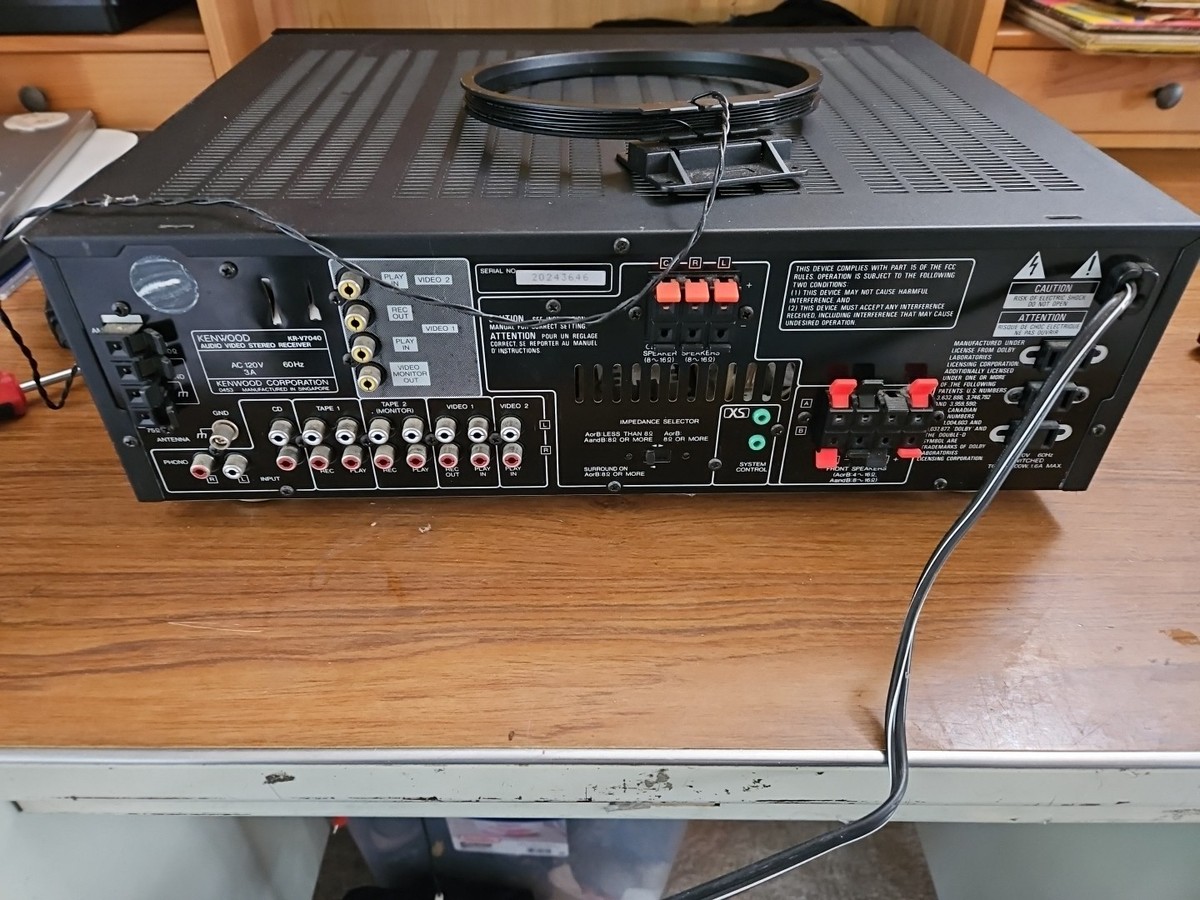 Xx10 Kenwood Kr-v7040 Am/fm Stereo Audio Video 200-watt