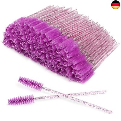 XPP Einweg-Wimpernpinsel, 100 Stück Augenbrauen Spoolie Rizinusöl Pinsel Mascara