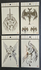4 Sheets Premium Quality Middle Half Arm Temporary Tattoos For Men  Women 9
