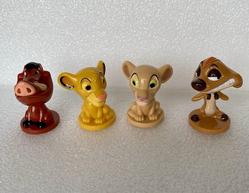 Limited Disney THE LION KING Kellogg's 2003 Mini Bobble Heads Complete Set of 4