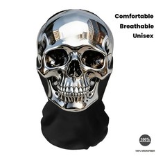 3D Printed Full Face Mask Elastic Mesh Balaclava Hood Hat Cosplay Unisex