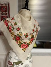Pavlov Posad Russia Wool Scarf Shawl