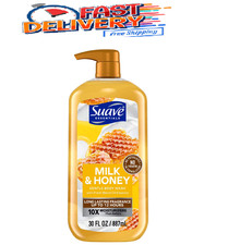Suave Essentials Gentle Body Wash, Milk & Honey, 30 oz 0.25 per gallon