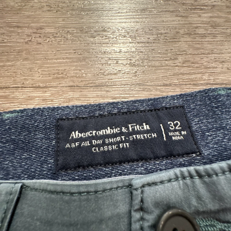 Abercrombie Fitch Shorts Mens 32 Blue All Day Short Stretch 5" 100% Cotton Adult - Image 3 of 4
