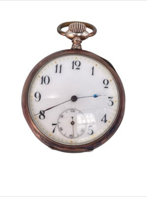Taschenuhr Sola Anton Straßer Nürnberg 50mm 800er Silber