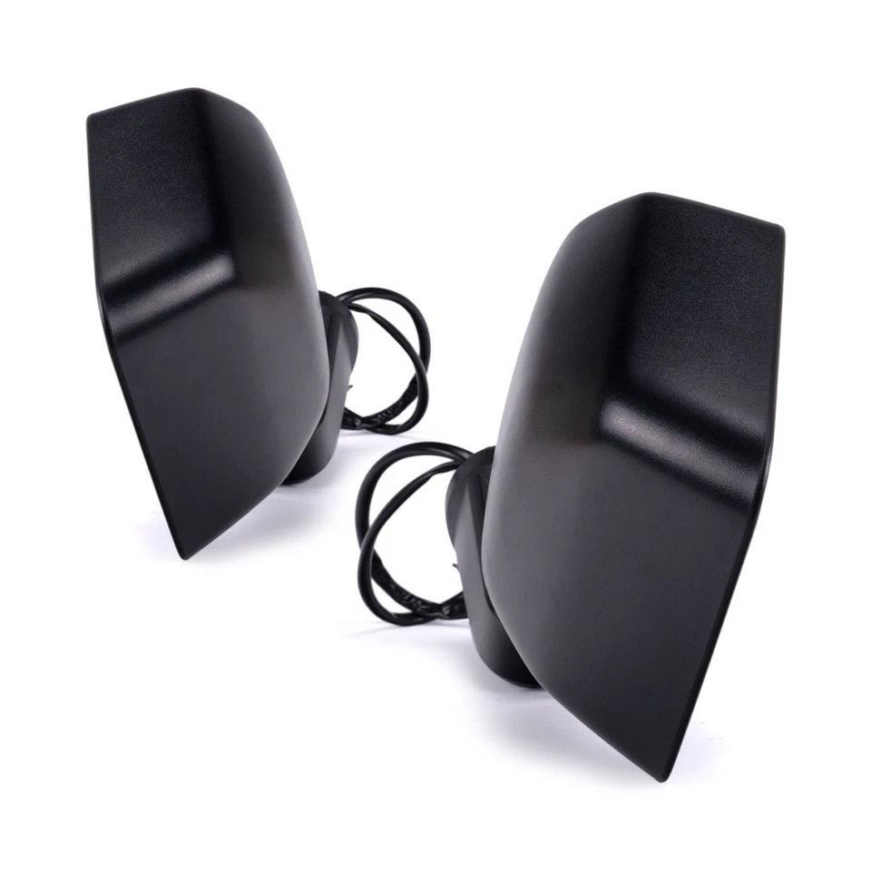 For Jeep Wrangler 2015 16 17 2018 Door Mirror Driver & Passenger Side Pair Black Foto 4 de 4