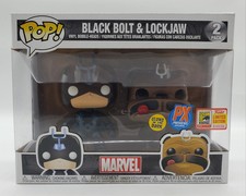 Funko Pop! Marvel: Inhumans 2018 SDCC PX Previews Exclusive Black Bolt &